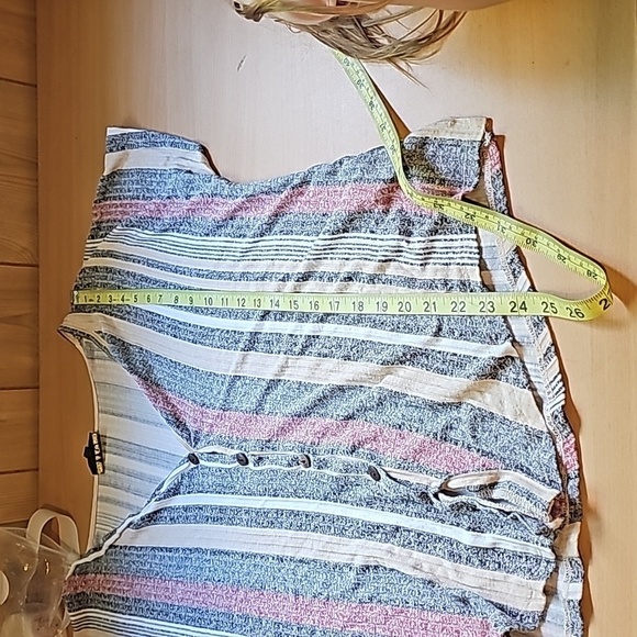 LG W5 oversized button up top anthropologie - Picture 6 of 8